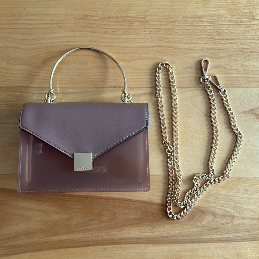 Aldo Shoulder bag also cross body - comes with gold chain